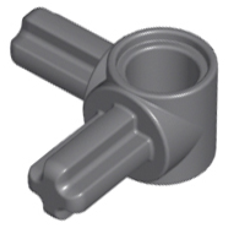 Technic, As en Pin Koppeling met 2 loodrechte assen Dark Bluish Gray